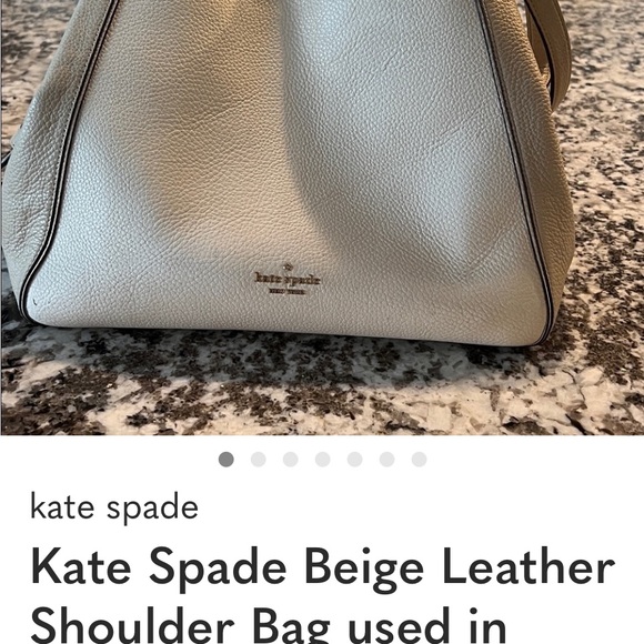Kate Spade Cream Leather Shoulder Bag Still for Sale!! - Picture 2 of 7